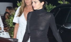 Kendall Jenner Flashing Her Boobs In See Through