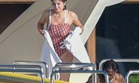 Kylie Jenner Caught By Paparazzi In Swimsuit On A Yacht