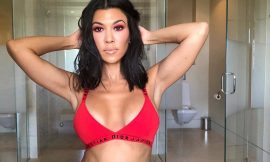 Kourtney Kardashian Swimsuit And Red Underwear Pics