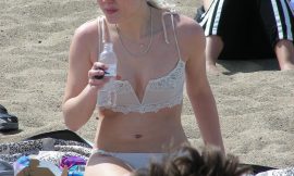 Zara Larsson Paparazzi Bikini Beach Shots