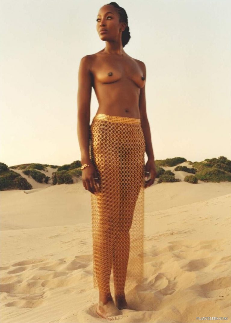 Read more about the article Naomi Campbell Topless And Sexy For Vogue UK (July 2019)