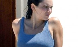Kendall Jenner Caught By Paparazzi Blue Bikini On A Yacht