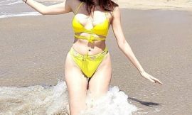 Blanca Blanco Oops And Bikini On A Beach