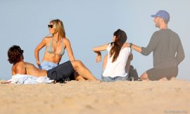 Gwyneth Paltrow & Dakota Johnson Caught Sunbathing In Bikini On A Beach