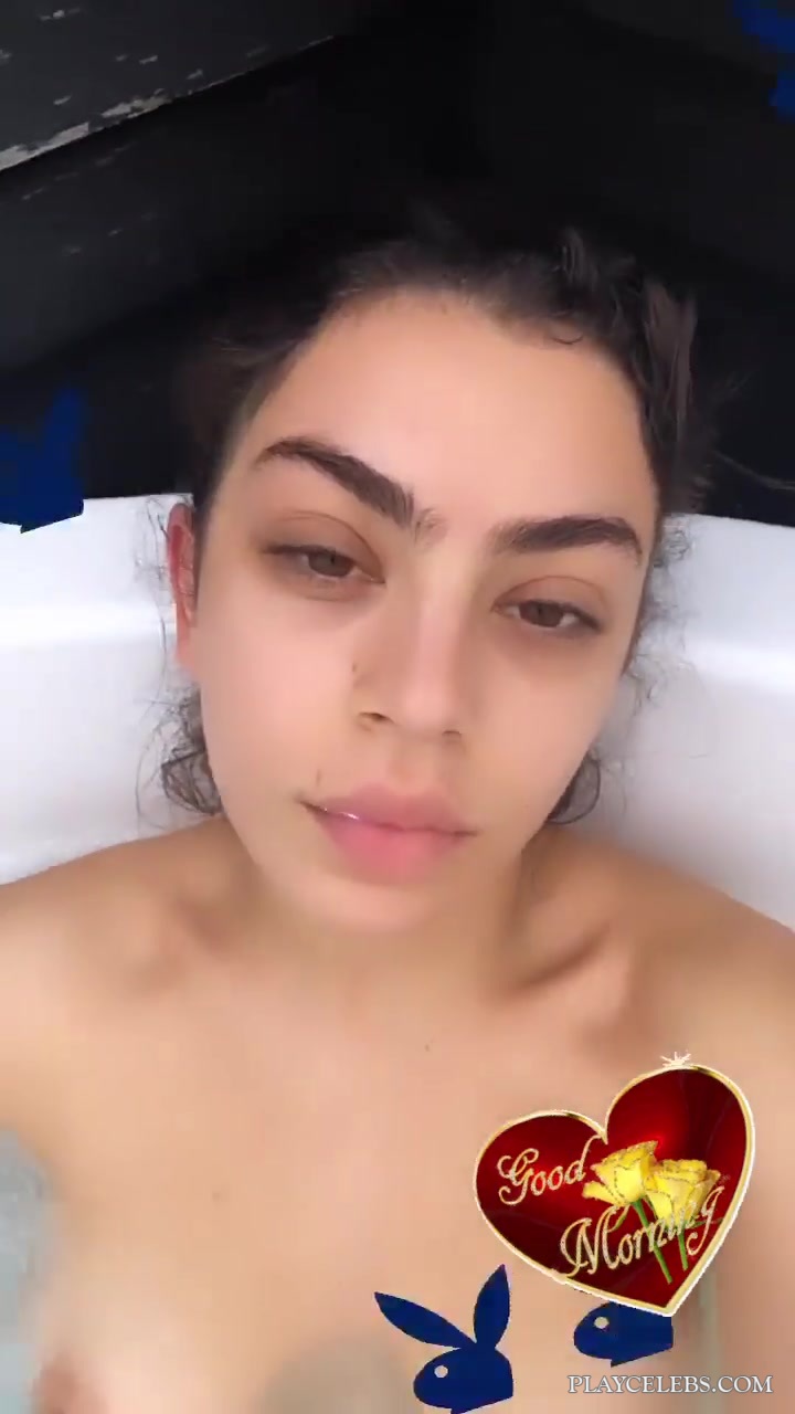 Read more about the article Charli XCX Topless Selfie Video