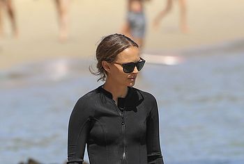 Natalie Portman beach
