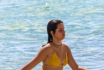 Camila Cabello beach photos