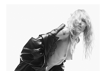 Miley Cyrus Nude And Silk Lingerie Wonderland Magazine Photos