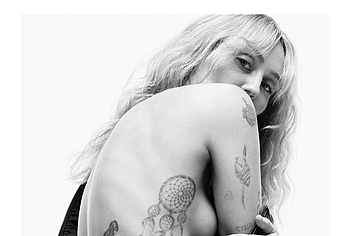 Miley Cyrus Nude And Silk Lingerie Wonderland Magazine Photos